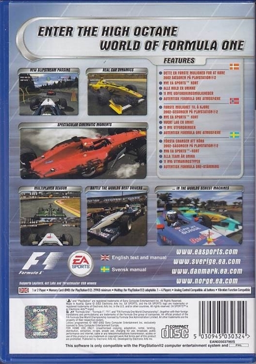 F1 2002 - PS2 (B Grade) (Genbrug)